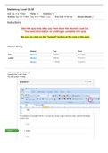 Mastering Excel QUIZ  San Jose State University ENGR 10