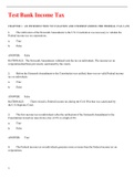 Test bank for south western federal taxation