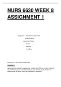 NURS 6630 PSYCHOPHARMALOGICAL APPROACHES TO TREAT PSYCHOPATHOLOGY. QUESTIONS WITH ANSWERS.