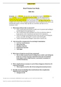 Head Trauma Case Study-J.R Course NUR 401 (NUR401) Institution University Of Alabama, Huntsville NUR 401 Head Trauma Case Study-J.R Scenario: J.R. is a 28-year-old man who was doing home repairs. He fell from the top of a 6-foot stepladder, striking his h