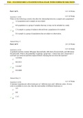 WGU - STATISTICS BEC1: STATISTICS FINAL EXAM WITH COMPLETE SOLUTIONS 