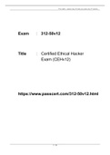 Ec-council Certified Ethical Hacker (CEHv12) 312-50v12 Dumps