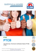 The Pharmacy Technician Certification Board (PTCB) PTCB