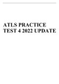 ATLS Practice Test 4 2021 NEWEST GRADED A++