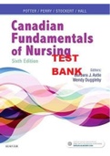 Canadian Fundamentals of Nursing 6th Edition Potter Test Bank