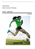 Test Bank - Human Anatomy & Physiology, 1st Edition (Amerman, 2016), Chapter 1-27 | All Chapters