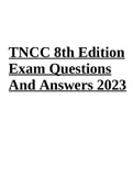 TNCC Written Exam 2023 Questions and Answers – All Correct | TNCC 8th Edition Exam Questions And Answers 2023 | TNCC Physical Assessments Exam 2023 | TNCC Written Exam and TNCC Final Exam Test 2022 Open Book Graded A+