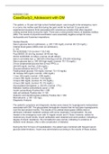 Case Study 3_Adolescent with DM: The patient, a 16-year-old high-school football player, was brought to the emergency room in a coma.