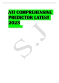 ATI COMPREHENSIVE PREDICTOR LATEST 2023