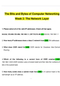 The Bits and Bytes of Computer Networking. Week 2: The Network Layer Already Passed