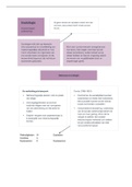 Schematische samenvatting van de theorieën uit de hoorcolleges van introductie maatschappijwetenschappen