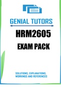 HRM2605 EXAM PACK 2023