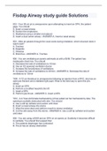 Fisdap Airway study guide Solutions833 - Your 36 y/o pt is unresponsive upon attempting to insert an OPA, the patient gags, You should A. Insert a nasal airway B. Suction the oropharynx C. Reattempt using a smaller oral adjunct D. Insert a dual lumen airw