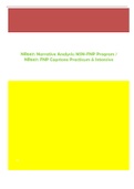 NR667: Narrative Analysis: MSN-FNP Program / NR667: FNP Capstone Practicum & Intensive