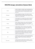HESI RN dosage calculations Quizzes Bank Download to Score A.