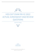 Hesi Exit Exam RN V2 2021 Screenshots and Review Questions (  160 Q&A )