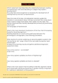 LETRS Units 1-4 POSTTEST Course PHONICS Institution University Of Utah Units 1-4 Posttest30 mins 2 of 2 1. Which statement best describes the relationship between reading comprehension and word decoding in a beginning reader’s development? o Developing de