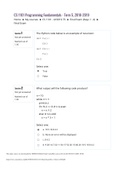 CS-1101 Final Exam Part-1 Term 5>CS 1101 Programming Fundamentals - Term 5