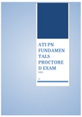 ATI PN FUNDAMENTALS PROCTORED EXAM 2023 