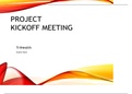 NR 640 Week 8 Project Kickoff Meeting Presentation