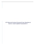 ATI Maternal Newborn Proctored Exam: Questions & Answers :Latest Updated /Guaranteed A+