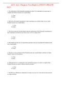 ACC ALL Chapters Test Bank LATEST UPDATE 2023 | Graded A+| 100% CORRECT