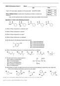 CUNY Hunter College PSYCH 10000 CHEM 120 Exam 2 S19 2023 latest guide