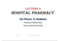 Hospital_Pharmacy_lecture_4_Pharm