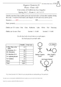 Answers Key_Exam 2-University of California, Los Angeles CHEM 14D