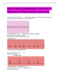 Relias Basic Dysrhythmia Test 2023 – Questions With Complete Solutions 