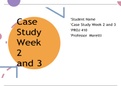 PROJ 410 Week 2 and 3 Case Study Assignment