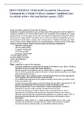 BEST FINDINGS NURS 6630/ Nurs6630n Discussion: Treatment for a Patient With a Common Condition(Case: An elderly widow who just lost her spouse.) 2023 