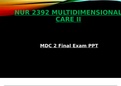 Final Exam PPT - NUR2392 / NUR 2392 (Latest 2023 / 2024) : Multidimensional Care II / MDC 2 - Rasmussen