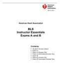 BLS Instructor Essentials Exams A and B