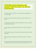 C720-WGU, Exam Questions and answers, 100% Accurate, the Ultimate Exam Review.