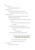 Bio 1A03 - Test 2 - T2M2 to T3M2 Study Notes 