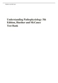 Understanding Pathophysiology  5th Edition, Huether and McCance Test Bank