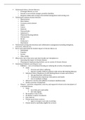 STUDY GUIDE EXAM 1 - 444