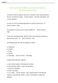 BIO 181 Study Guide (MODULE 1-6) Arizona State University - BIO181{All Answers Correct}