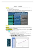 Summary Time Series Class