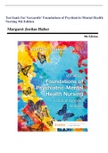 Test bank For Varcarolis' Foundations of Psychiatric-Mental Health Nursing 9th Edition