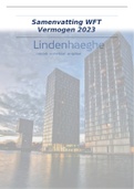 Samenvatting WFT Vermogen 2023 (Lindenhaeghe)