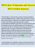 RNFA Quiz 1b Questions and Answers 2023 (Verified Answers)