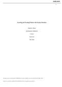 NURS 6630 Week 6 Assignment: Assessing and Treating Patients With Anxiety Disorders_Examined Case Study: A Middle-Aged Caucasian Man With Anxiety