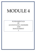 Fundamentals of Accountancy Business and Management - modules