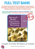 Test Bank For Advanced Health Assessment and Diagnostic Reasoning 4th Edition by Jacqueline Rhoads; Sandra Wiggins Petersen 9781284170313 Chapter 1-18 Complete Guide .