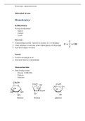 samenvatting biomoleculen 