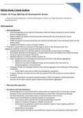 NR566 advanced pharmacology/NR 566 final study guide 5 / NR566 Week 5 Study Outline