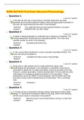 NURS 6521N-55 Final Exam Advanced Pharmacology.