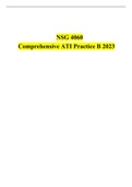  NSG 4060 Comprehensive ATI Practice B 2023